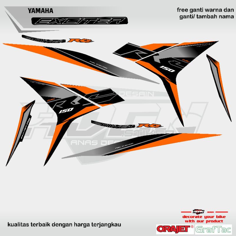 striping mx king exciter rc malaysia