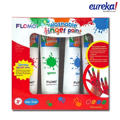 

air-cat- finger paint set washable non toxic paint color -cat-air.