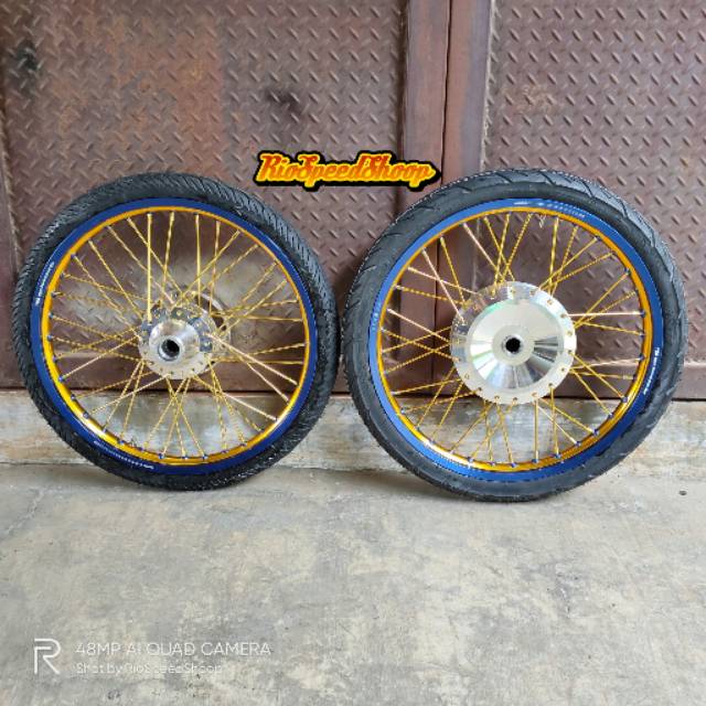 Velg Nmax Ring17 TDR TwoToone JariJari Gold Plus Ban