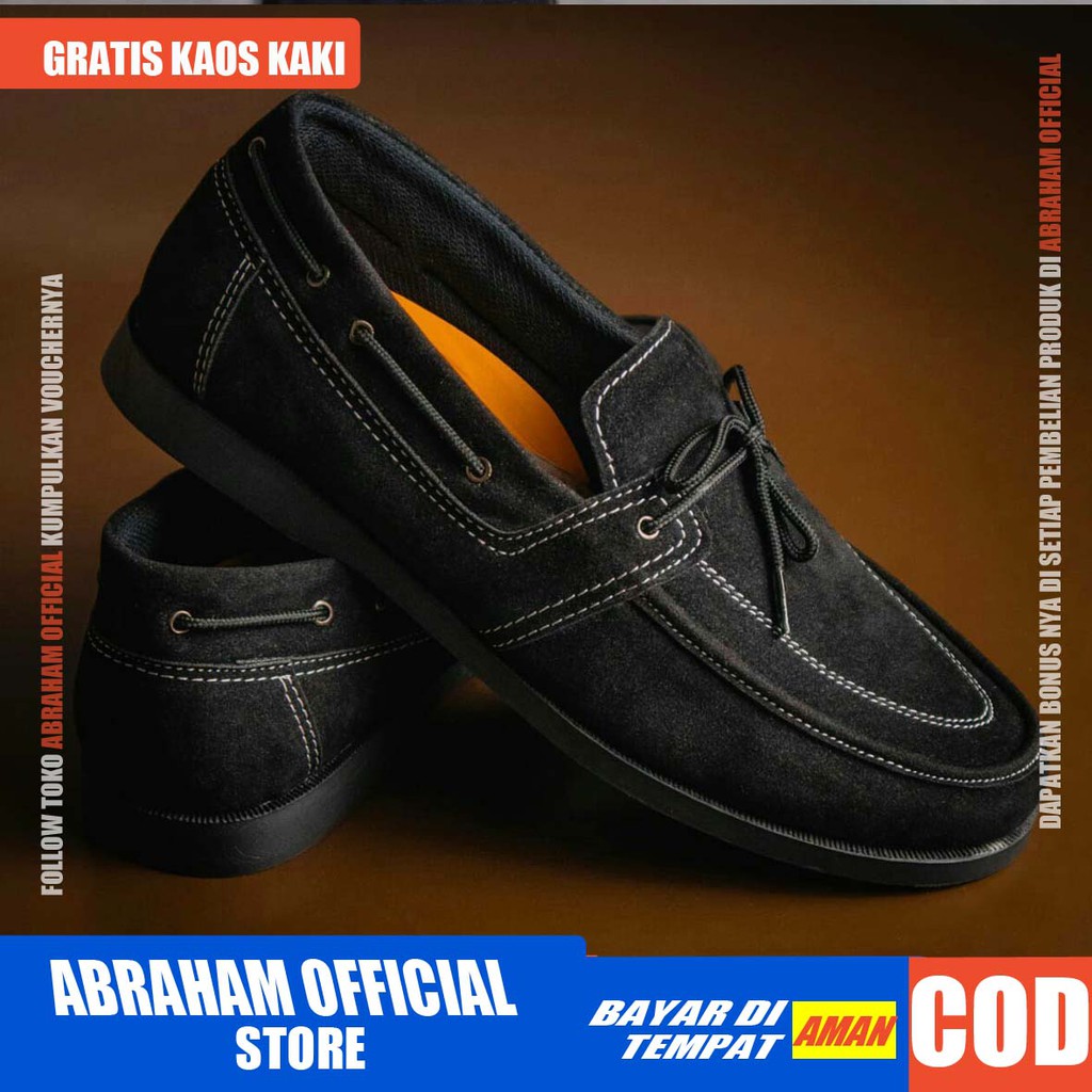 ABRHM X MATTY Sepatu Formal Pria Sepatu Casual Pria Sepatu Pria Casual Sepatu Kasual Cowok / Cowo Oxford Kerja Kantor Kuliah Kondangan Gaya Keren Kekinian Original Murah Terlaris