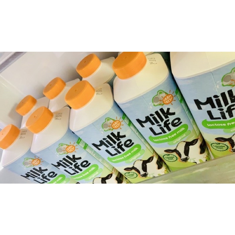 

milk life lactose free 1lt murah segar original gosend instant 1 liter