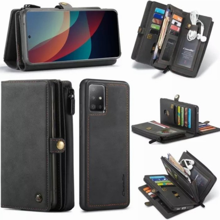 Case CASEME Samsung Galaxy A31 standing Casing cover dompet lipat
