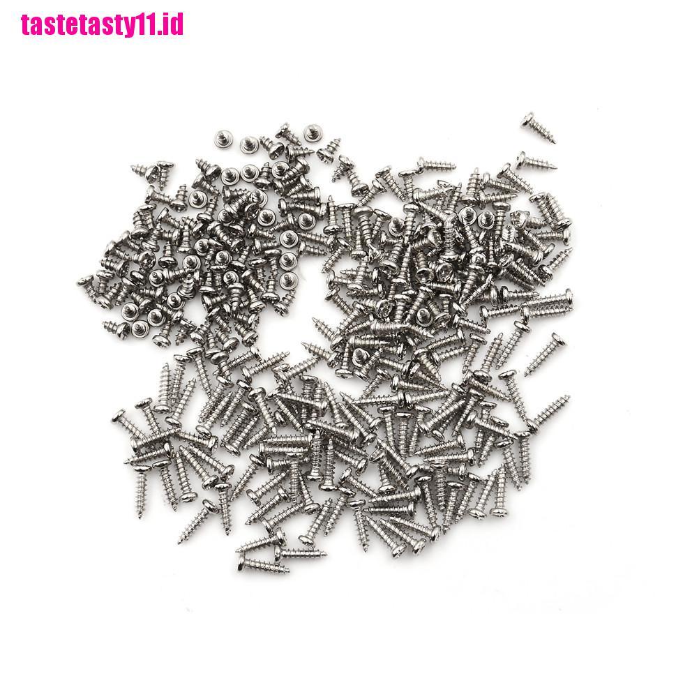 【TTID】100pcs M2 Screw Thread Diameter Round Head Cross Screws Self Tapping Scre