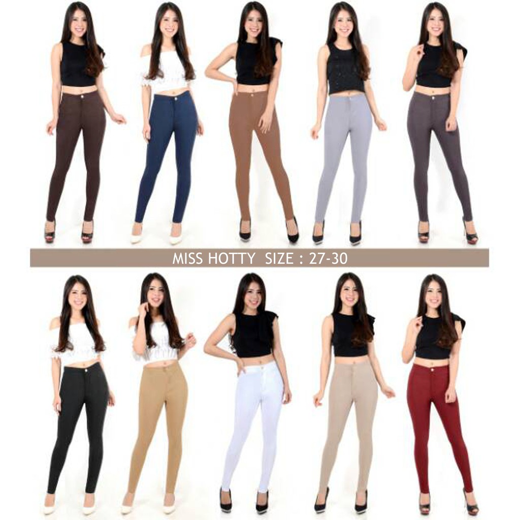 HIGHWAIST PREMIUM PANTS - HIGH WAIST COTTON JEANS / Celana High Waist Premium