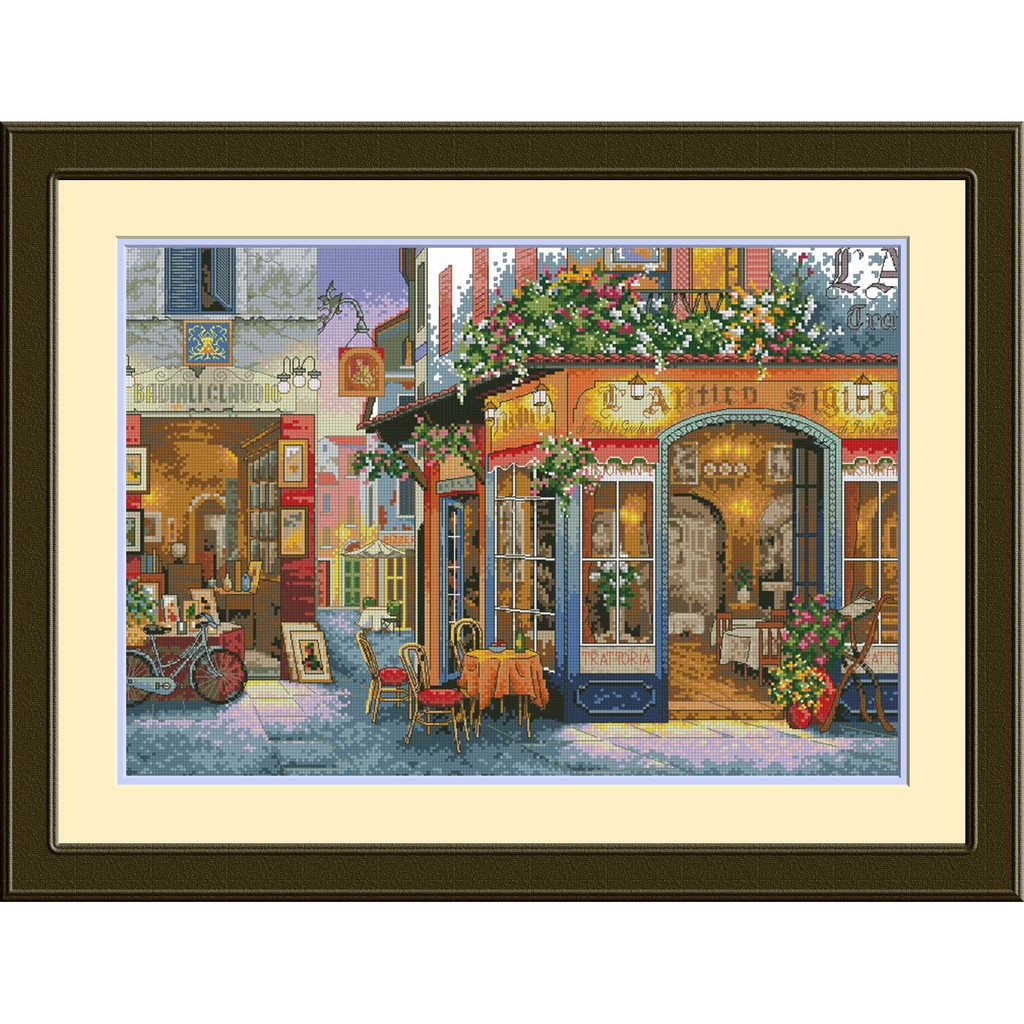 paket kristik pemandangan 20858D polos