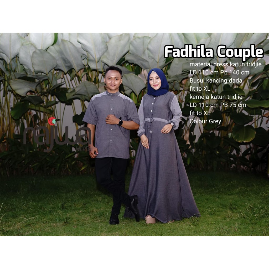 Fadhila Couple By Najwa| Suplier Hijab Solo| Grosir