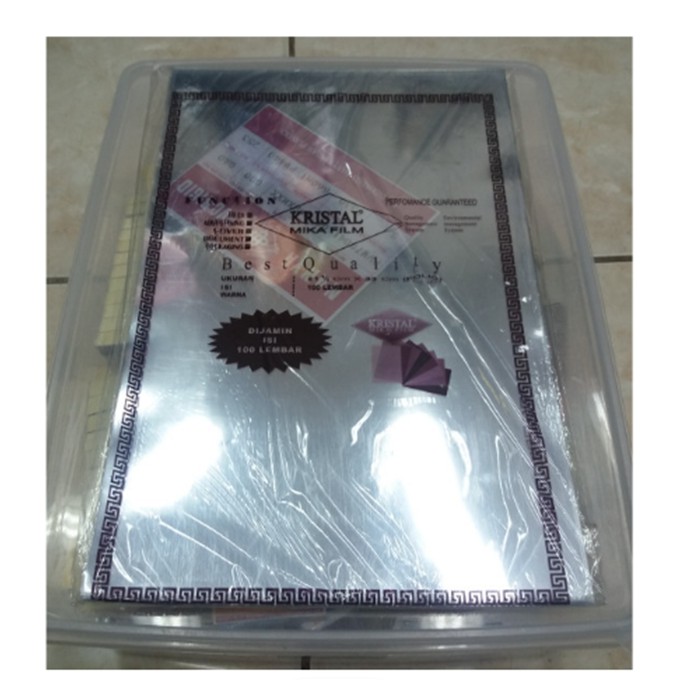 

Mika Jilid Cover F4 Plastik Mika Jilid F4 / Cover Mika Jilid F4