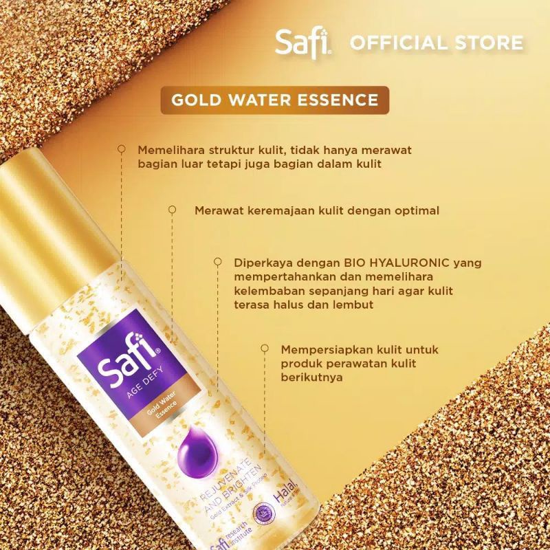 SAFI AGE DEFY GOLD WATER ESSENCE SAFI GOLD WATER SAFI 100ml