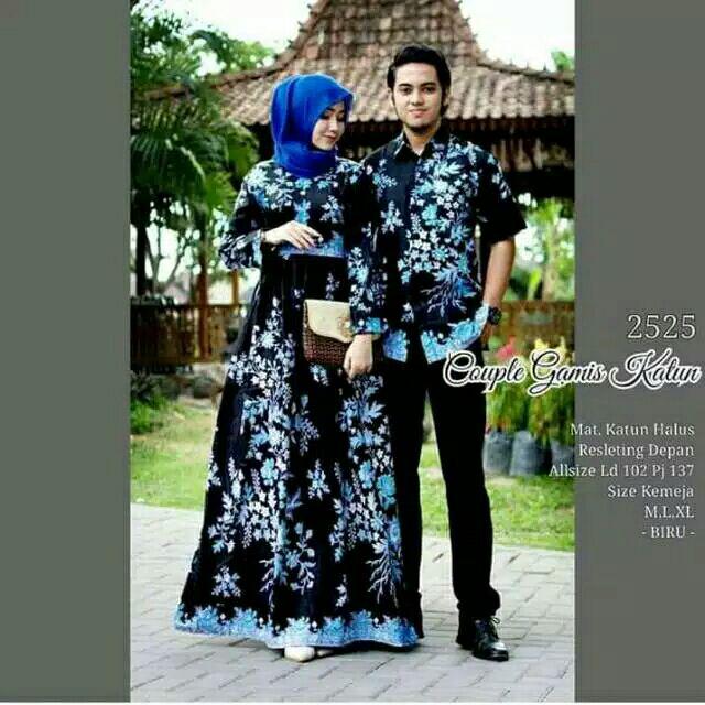 Maura Couple - Sania Ruffle Batik Couple Ori Ndoro Jowi Dnt Garansi