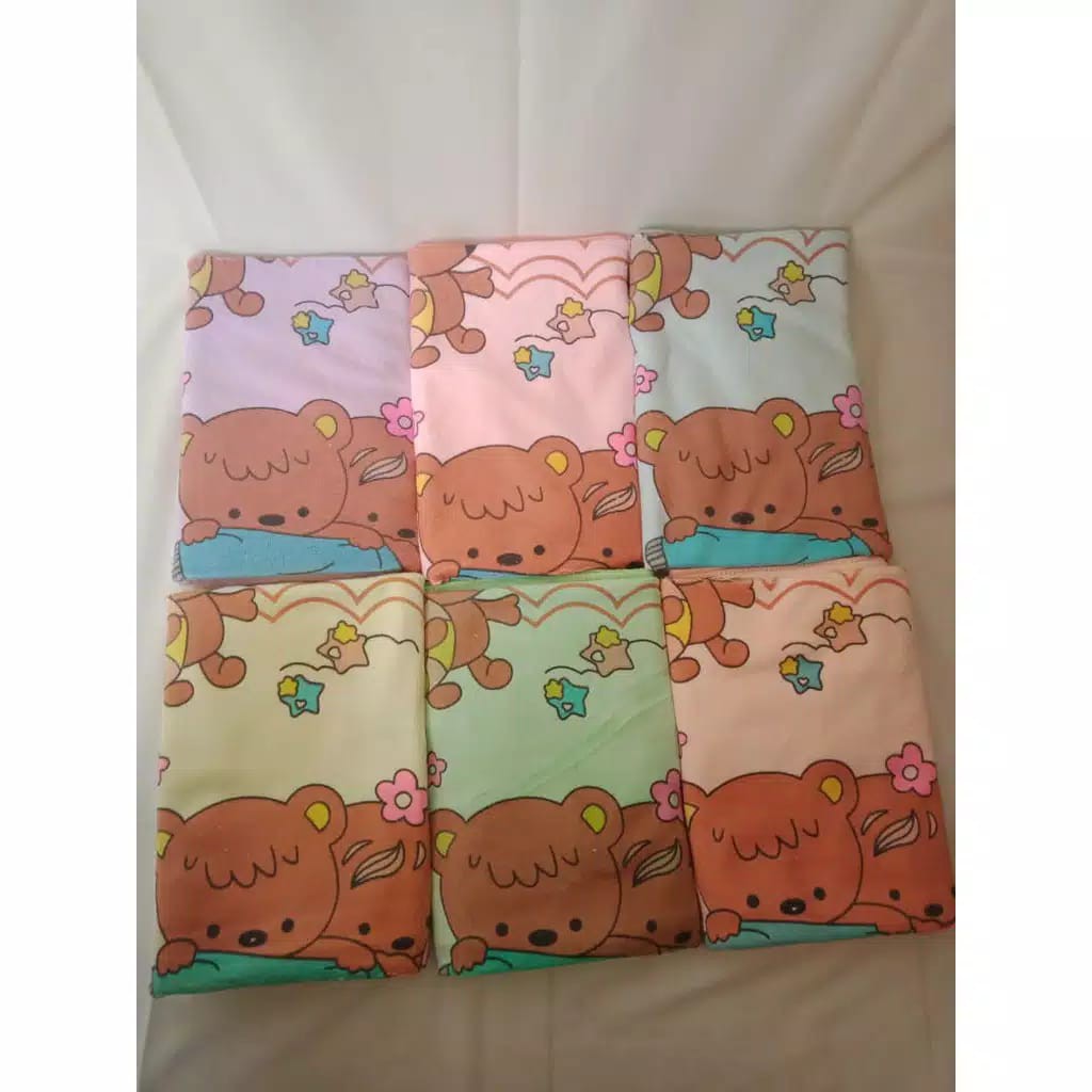 Handuk Mandi Microfiber Bulu Motif Dasi 50x100cm Handuk Mandi Anak Bayi Lembut Import Murah