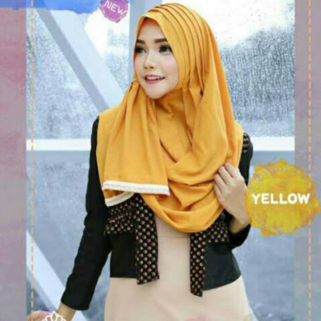 PL Tiara Hijab PLCC Yellow