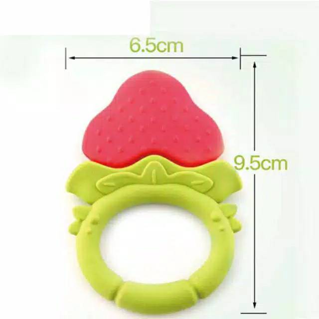 MAINAN GIGITAN BAYI BABY TEETHER BUAH / TEETHER KERINCING / RATTLE BAYI