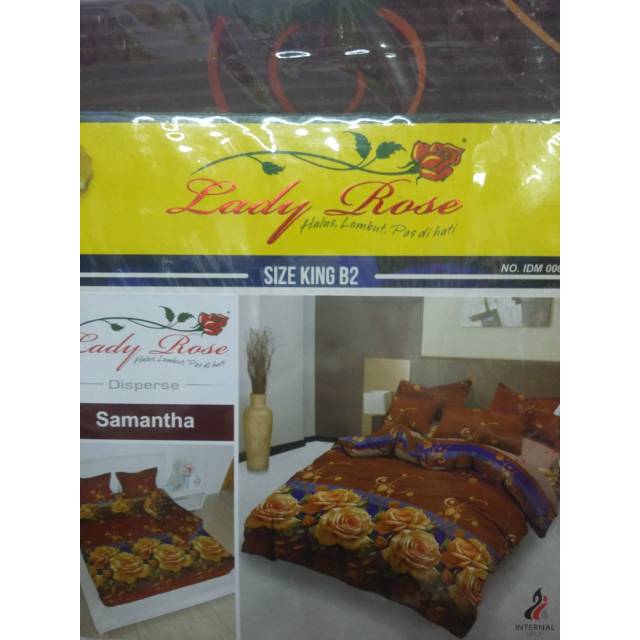 Sprei LADY ROSE sz King 180x200 sarban 2 sargul 2