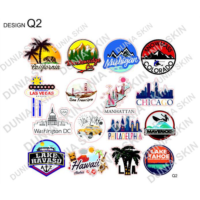 

SKIN HANDPHONE STIKER RIMOWA TRAVEL LABEL DESIGN Q2 COUNTRY LOGO HAWAI LA AD 11