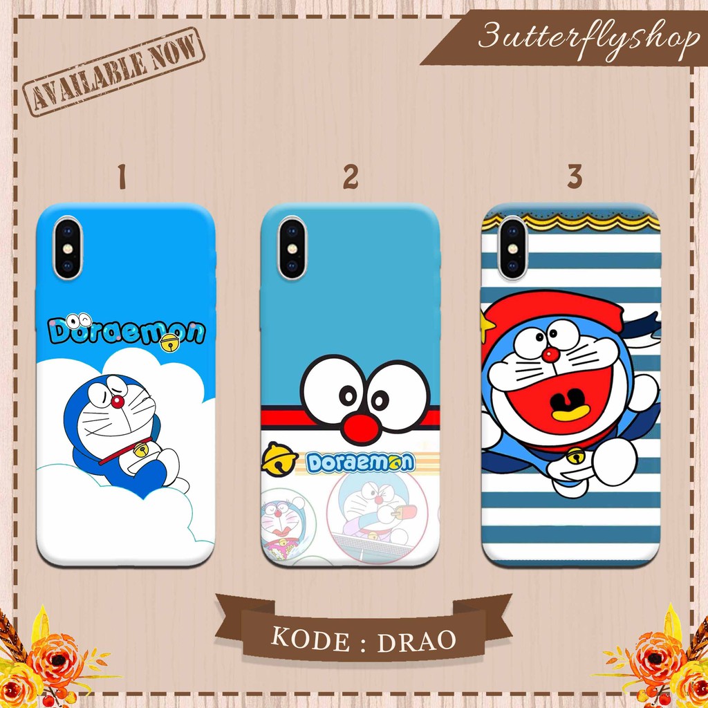 Doraemon cute Cartoon casing Redmi note 8 vivo s1 oppo f3 samsung j7prime iphone 6 realme 3 zenfone