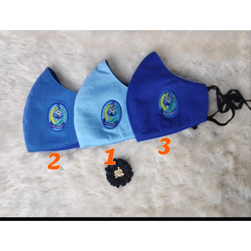 Masker Jalasenastri (Persatuan Istri TNI Angkatan Laut) Duckbill Logo Bordir