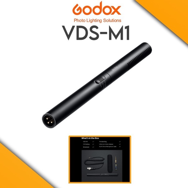 Godox VDS-M1 Multipattern Shotgun Microphone