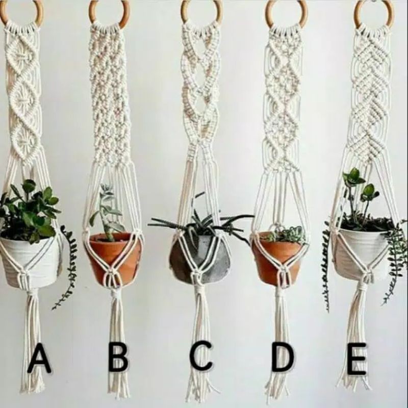 

[TERMURAH] 100% TALI KATUN MACRAME POT