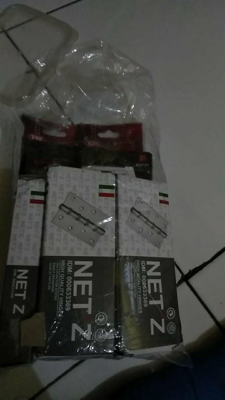 Grendel Slot Pengunci Pintu Jendela Stainless Stenlis 4 Inch