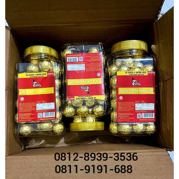 

Coklat bulat isi 45pc/toples