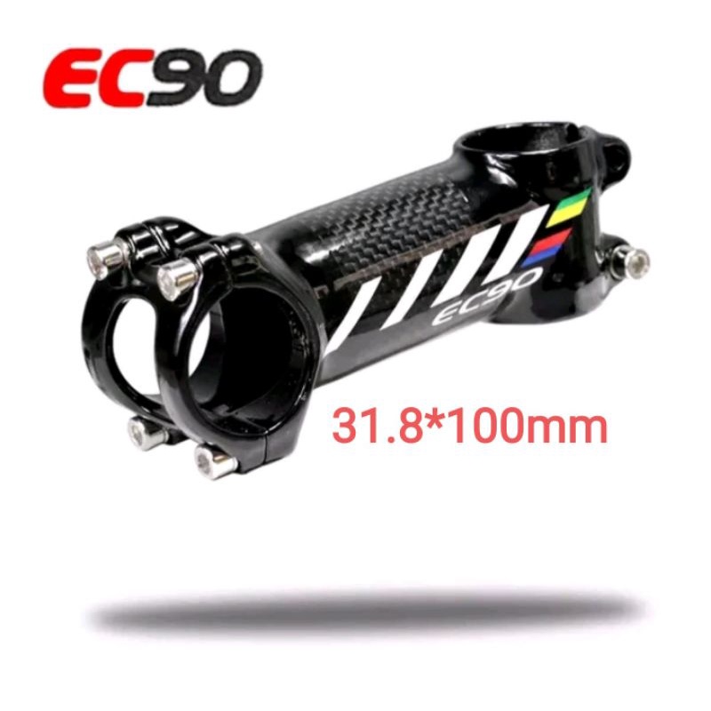 SP17D Stem EC90 Alloy Carbon 31.8mm Panjang 100mm Stem Handlebar Sepeda 10 CM