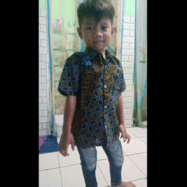 Batik  Couple Keluarga Sania Ruffle Ori Ndoro Jowi Dnt Mataran