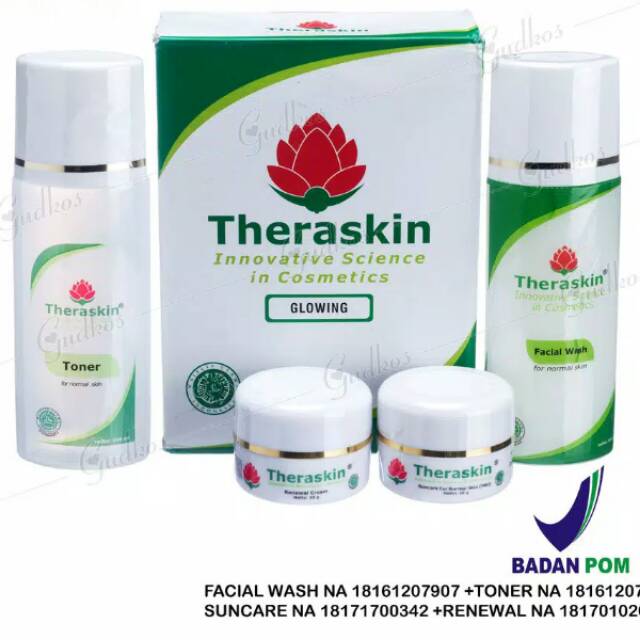 Paket theraskin Flek hitam BPOM original {kemasan box}
