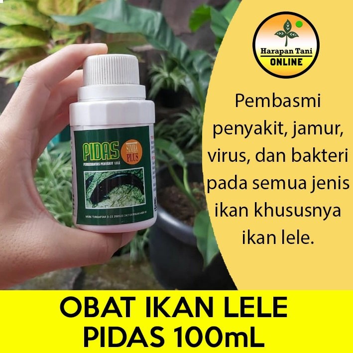Pidas 100mL | Pidas Simba Plus | Obat Lele | Pembasmi Jamur, Bakteri, dan Virus pada Ikan