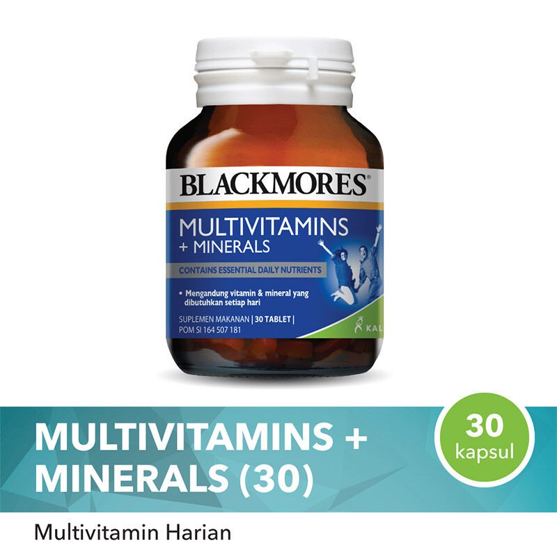 Blackmores Multivitamin + Minerals 30's + Bubble Wrap / Toko Makmur Online