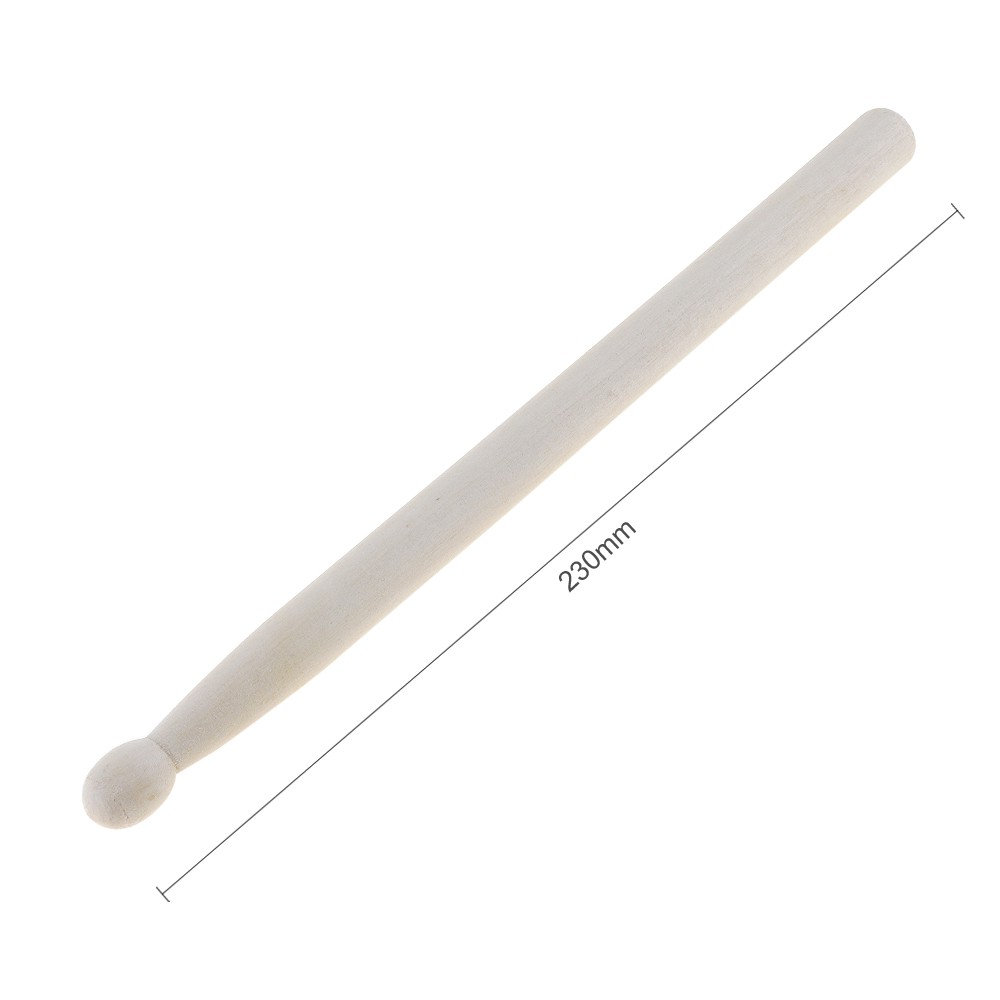 2pcs Stik Drum Bahan Kayu Maple Dengan Permukaan Halus