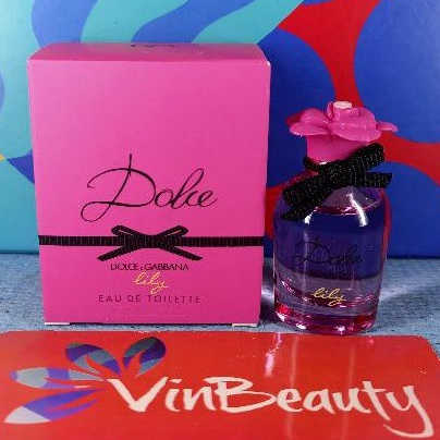 Miniatur Parfum OriginaL Dolce &amp; Gabbana Lily EDT 5 ml For Women Murah