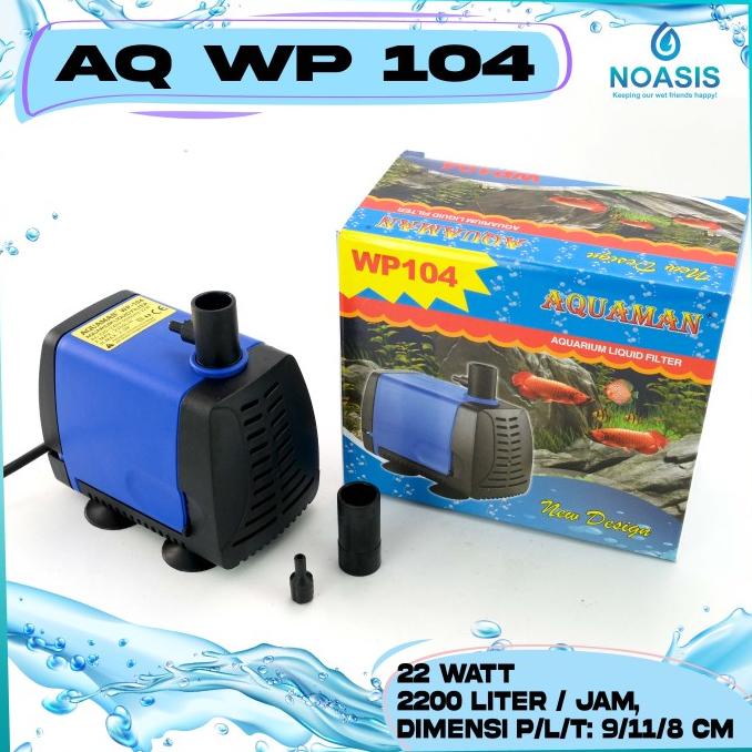 POMPA AQUARIUM CELUP WATER PUMP AQUAMAN WP 104 WP-104 LOW WATT