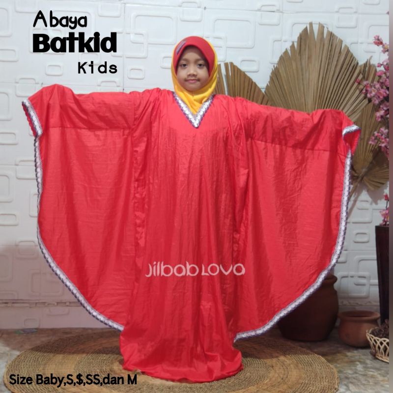 Abaya Mukenah Telekung Rukuh Abaya Sholat Anak Travelling Parasit Parasut Badkid Jokam Gading354