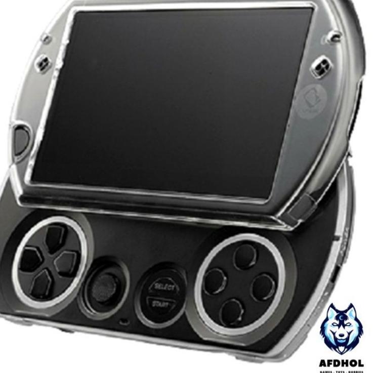 SALEE.. Crystal Case Mika Psp Go Transparan Bening Clear Standing Case Hard Casing Sony Psp Go