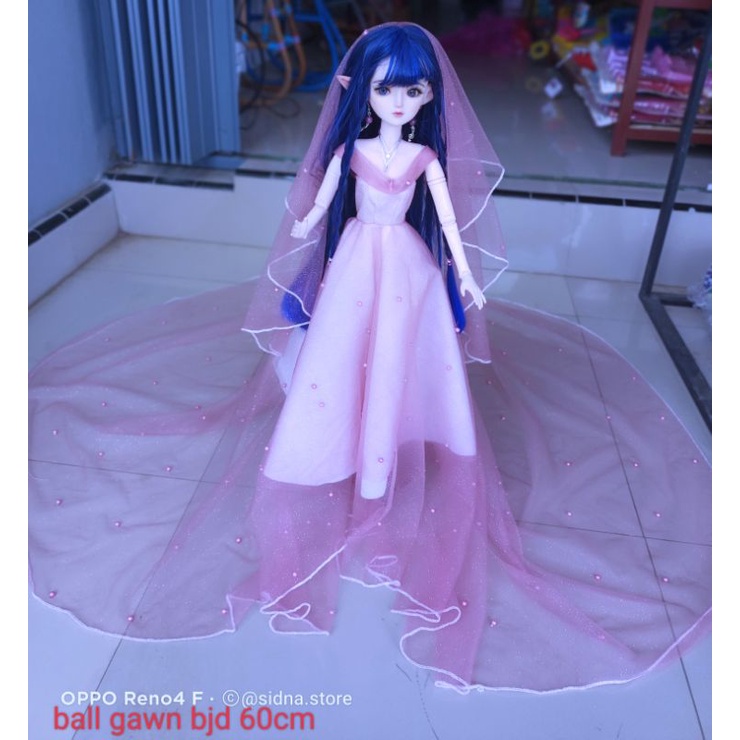 Ball gawn Boneka BJD 60cm