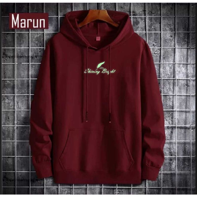 Shining Bright / Glow In The Dark - Jaket Sweater Hoodie Shining Bright - Sweater Hoodie Jumbo - Sweater Hoodie Pria - Sweater Hoodie Wanita - Sweater Hoodie Shining Bright Glow In the Dark ( Menyala Ditempat Gelap )