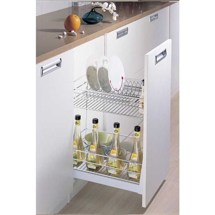 Rak Botol - Taco Rak Botol + Piring 2 Susun Hw-006