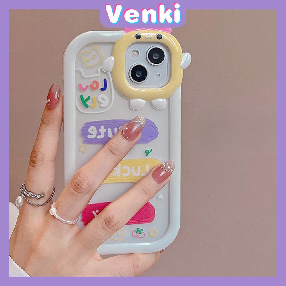 iPhone Case Silicone Soft Case Clear Case Airbag Shockproof Protection Camera Shiny Hand Feel Cartoon Cute Compatible For iPhone 11 Pro Max 13 Pro Max 12 Pro Max 7Plus xr XS Max