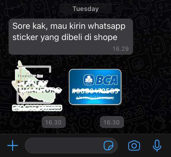 Whatsapp Sticker Bank Custom