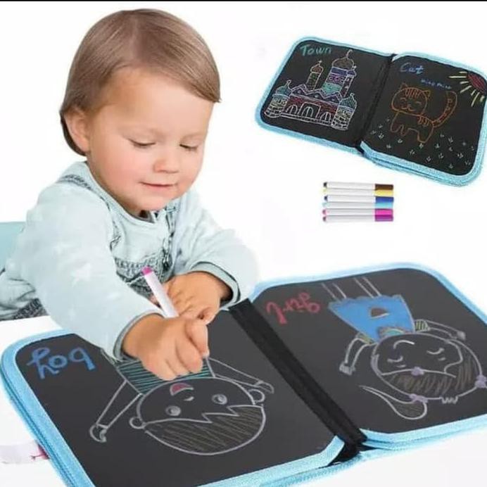 

Mainan Menggambar Anak Doodle Book Buku Gambar Bisa Dihapus