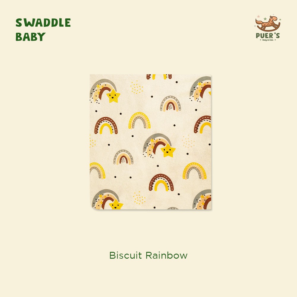 BEDONG BAYI (SWADDLE BABY) PUER'S BISCUIT RAINBOW