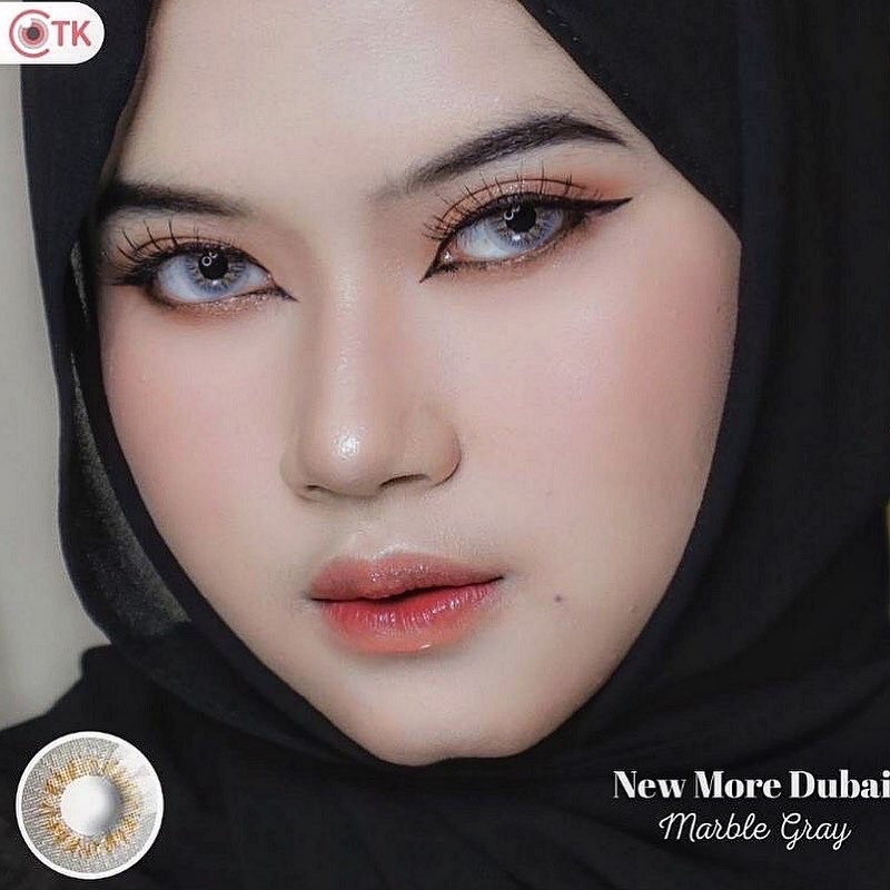 NEW MORE DUBAI Marble Grey Soflens NORMAL lensa kontak