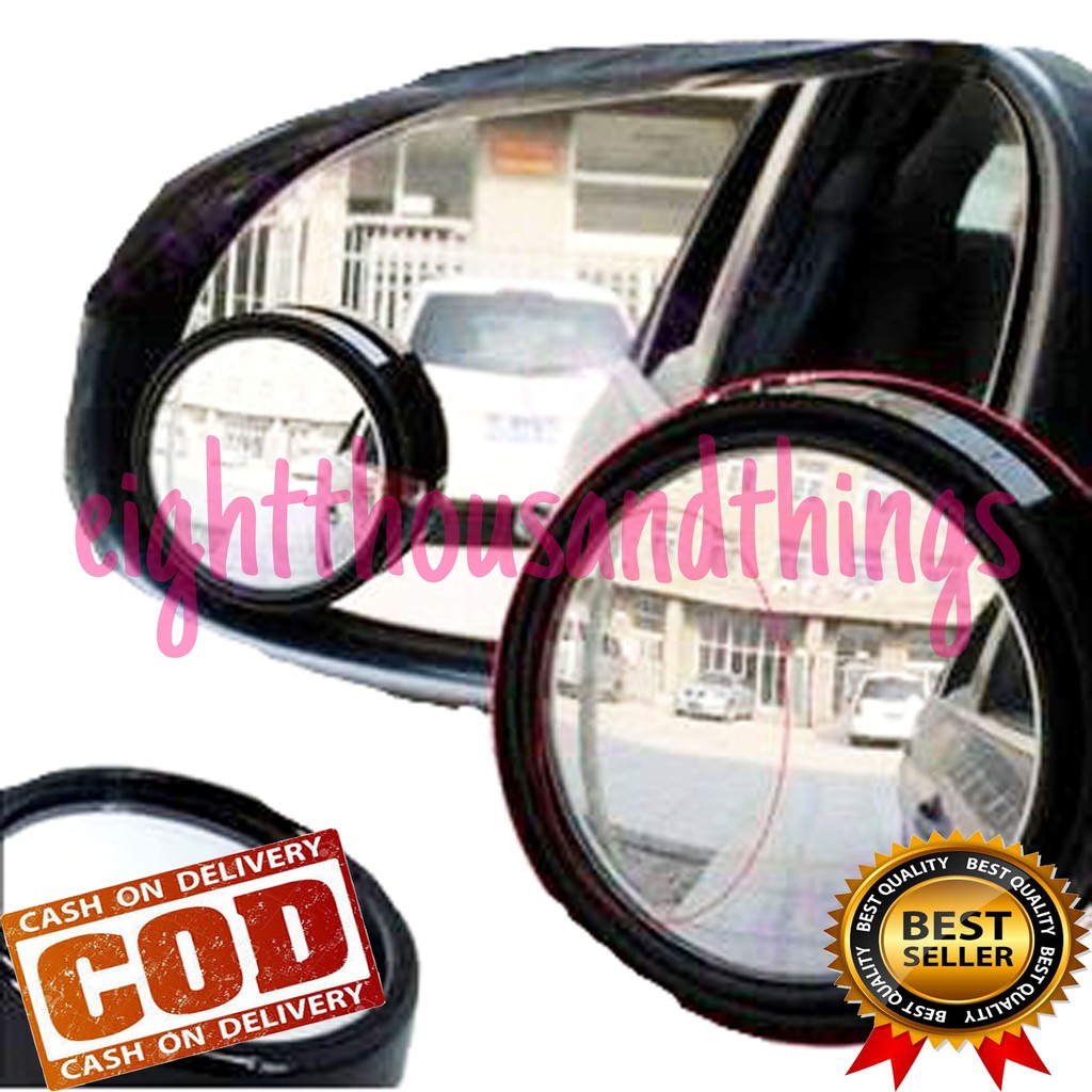 Blind Spot Mirror / Kaca Cermin Spion Blind Spot Tambahan Untuk Motor, Mobil, Sepeda, dan Kendaraan