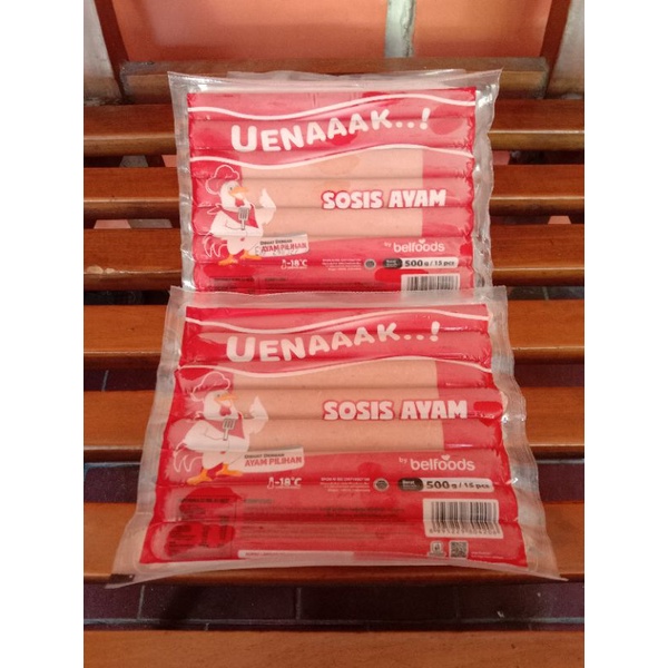 

Sosis Ayam Uenaaak Belfoods Murah 500 gram - Chicken Sausage Belfoods Uenak