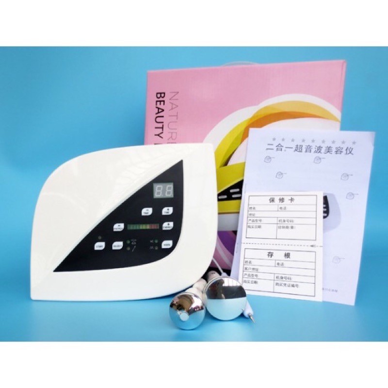 Alat facial kecantikan ketupat ultrasound ultrasonic detox dan couter spot 2in1
