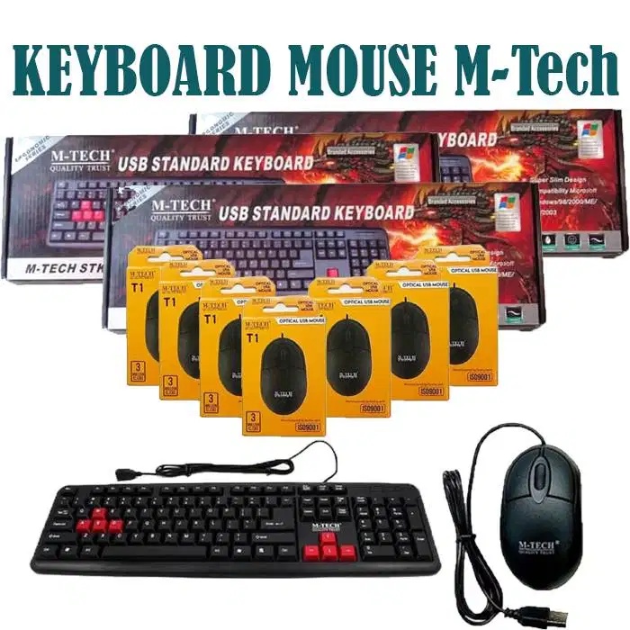 Paketan Keyboard + Mouse M-Tech STK-01