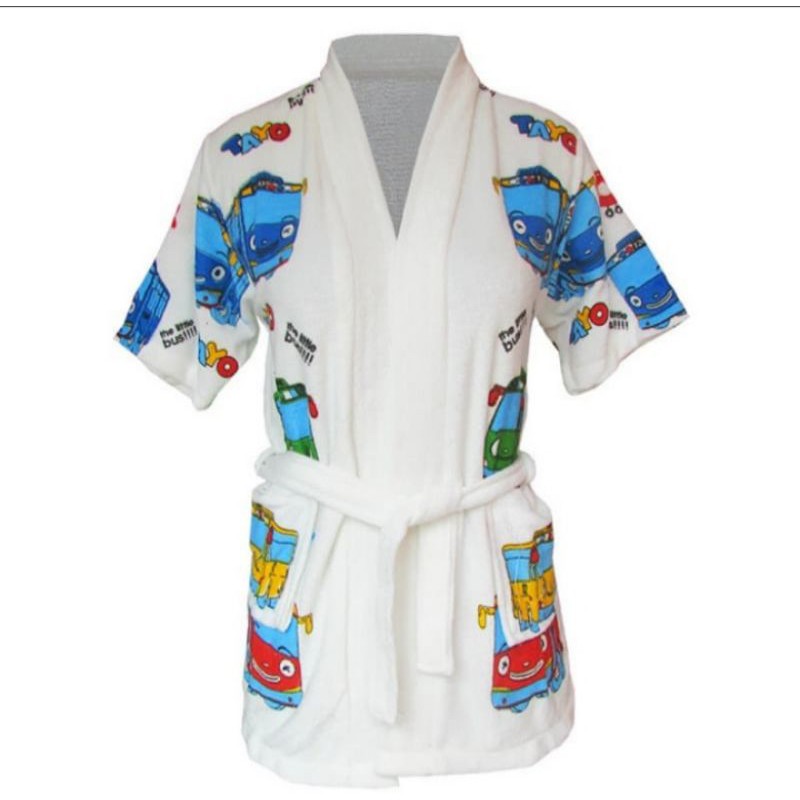 Handuk Kimono Anak Bayi Karakter Tayo