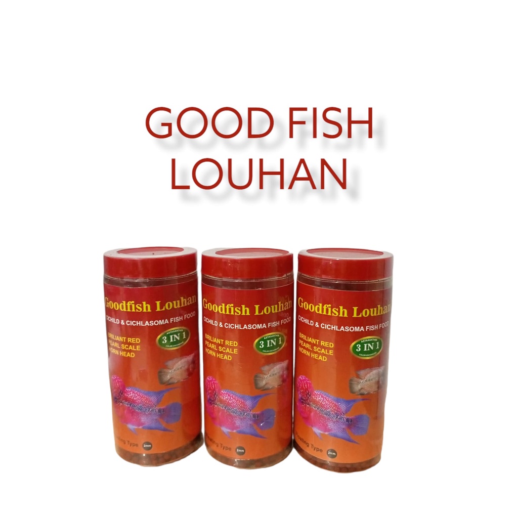 GOODFISH LOUHAN 3IN1 100 GRAM PELET LOHAN SUPER MERAH