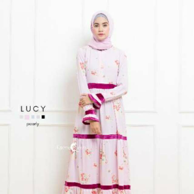GAMIS CANTIK LUCY DRESS ORI BY EMMAQUEEN
