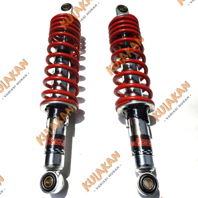 Shockbreaker Shock Bebek Top Up 340 mm Supra Karisma Smash Shogun RX King Revo Blade Sepasang